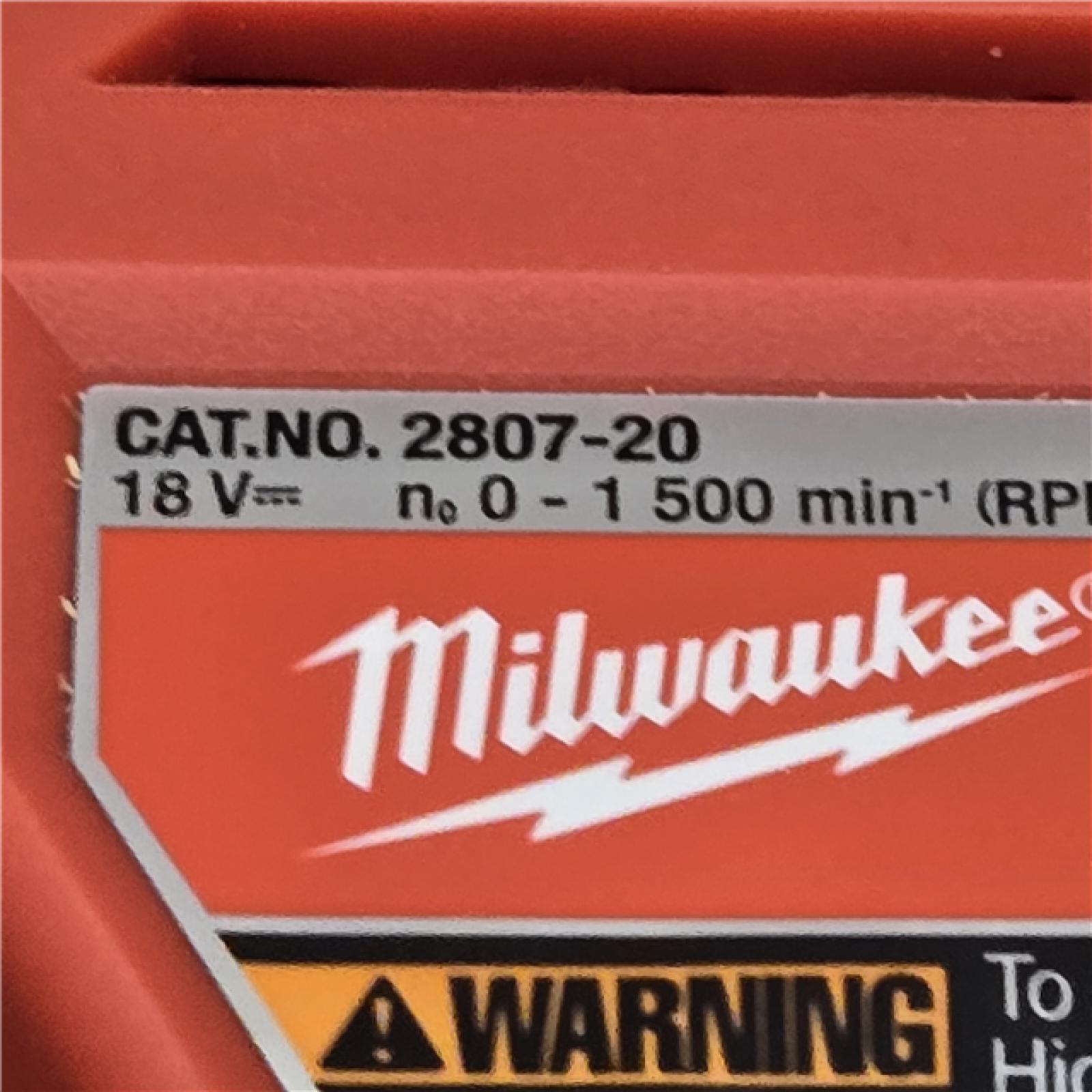 AS-IS Milwaukee M18 18V Fuel Hole Hawg 1/2  Right Angle Drill 2807-20 (Tool-Only)