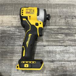 AS-IS DEWALT Atomic 20V Max Lithium-Ion Brushless Cordless Compact 1/4 in. Impact Driver Kit