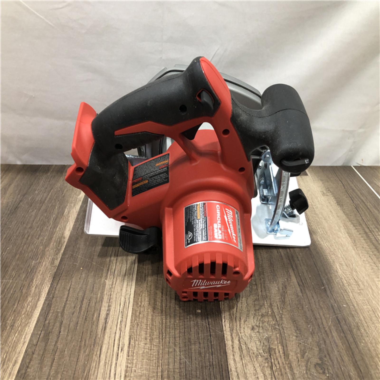 AS-IS Milwaukee 18V Lithium-Ion Cordless 6-1/2 in. Circular Saw (Tool-Only)