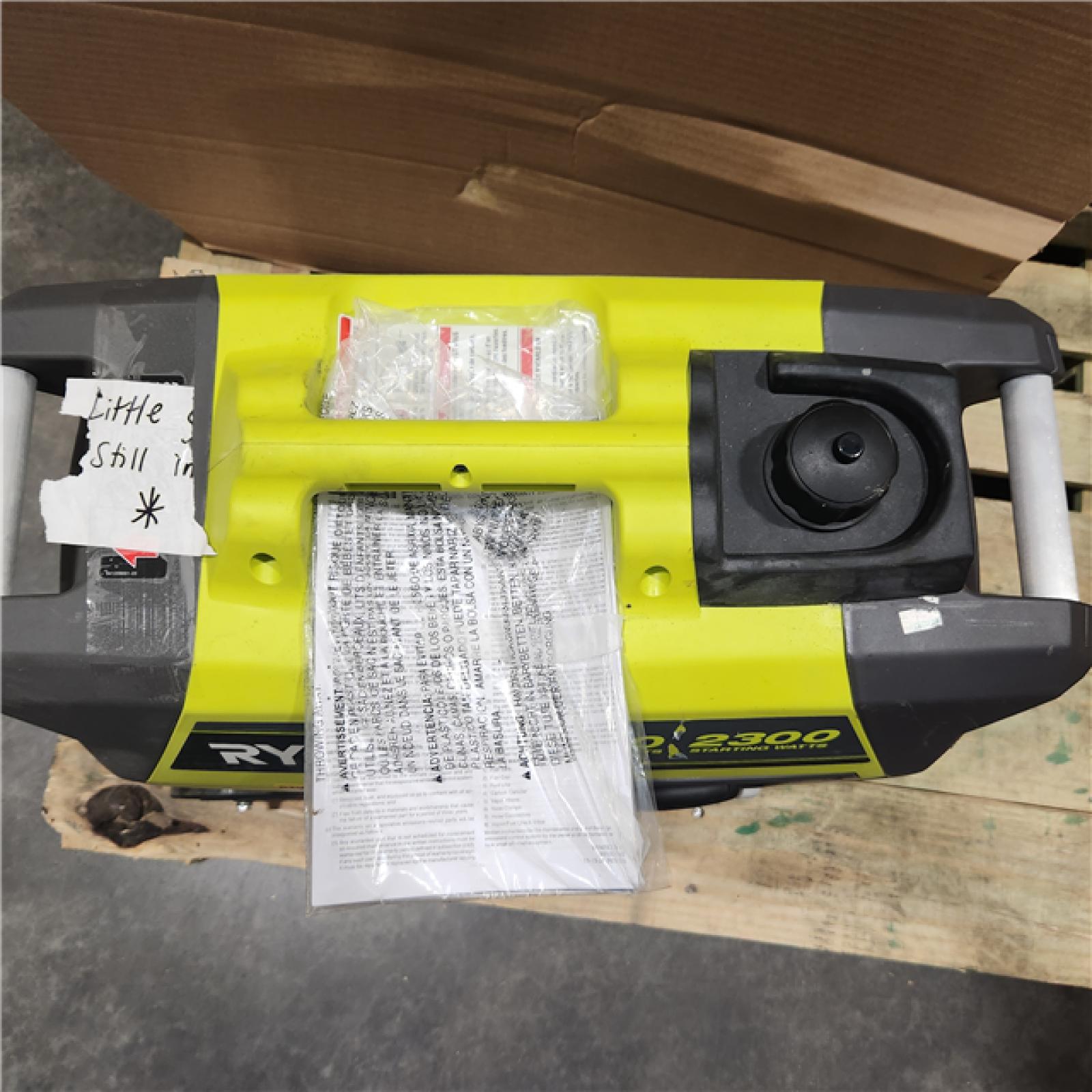 Dallas Location - As-Is Ryobi 2300-Watt Generator