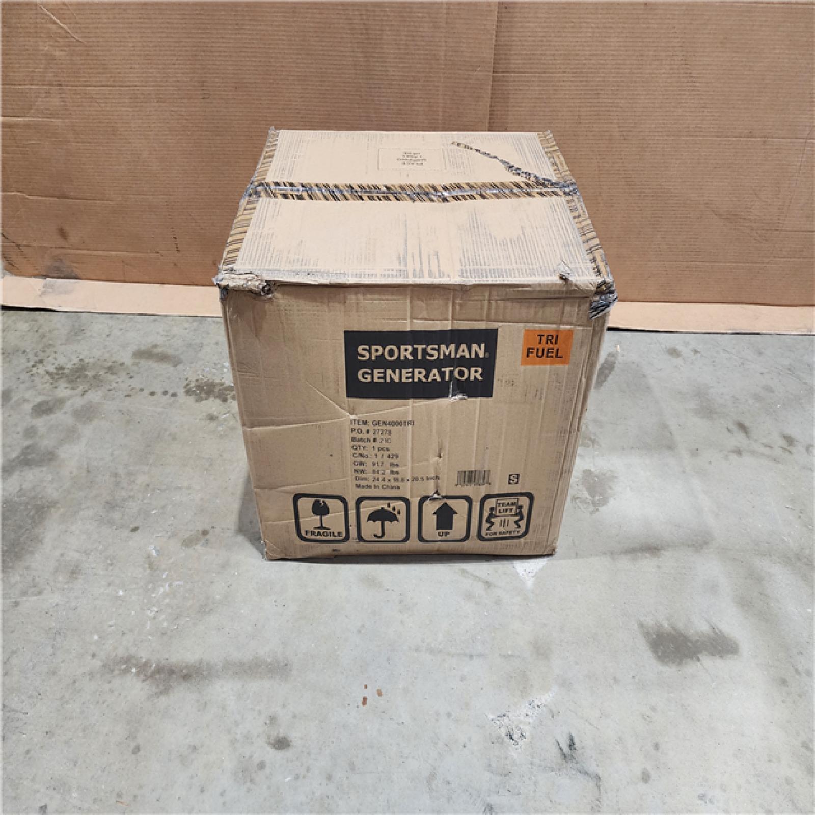 HOUSTON LOCATION - AS - IS SPORTSMAN GENERATOR (BRAND NEW)