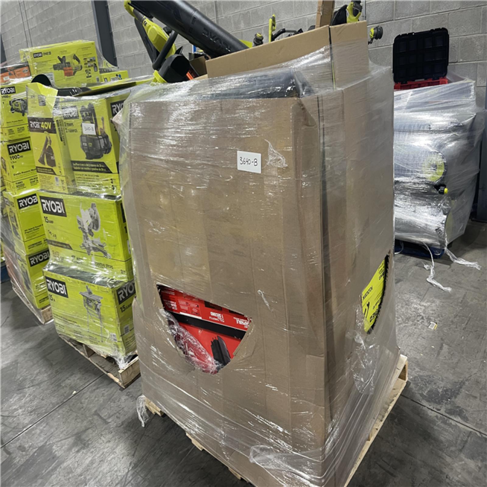 Pittston Location As-Is Power Tools Partial Truckload (13 pallets) 3640-B