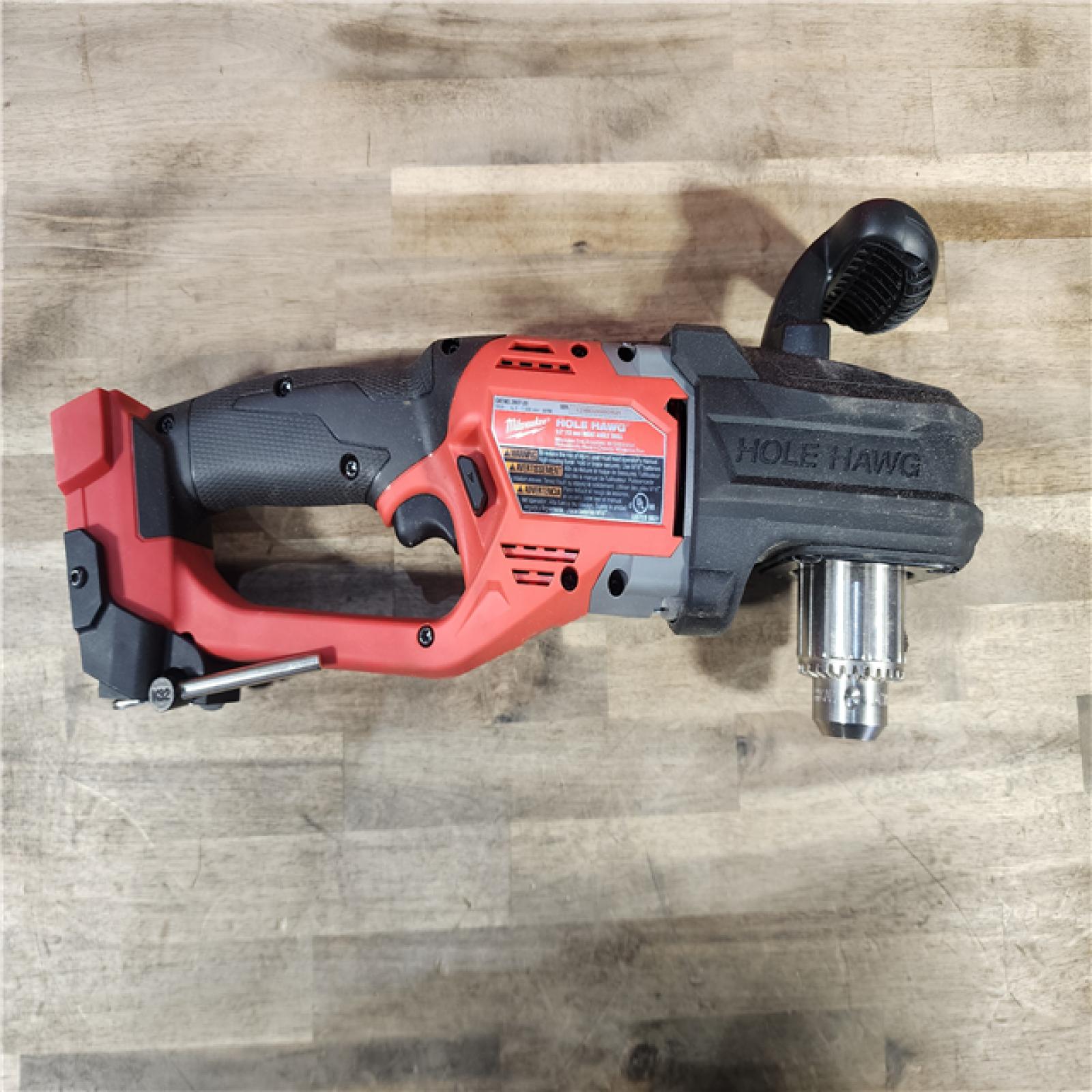 HOUSTON LOCATION - AS-IS Milwaukee M18 18V Fuel Hole Hawg 1/2  Right Angle Drill 2807-20 (TOOL ONLY)