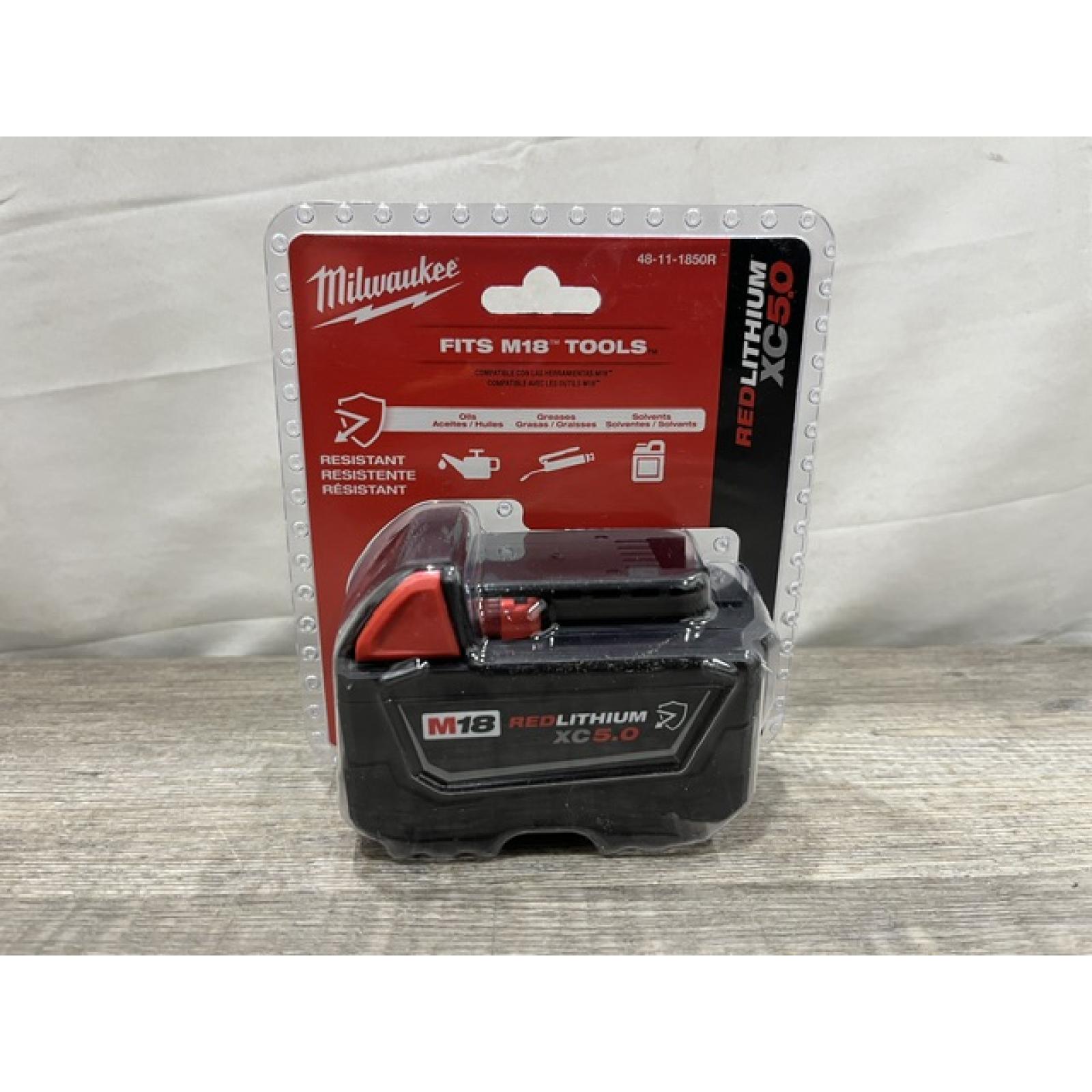 NEW - Milwaukee 18-Volt 5.0 Ah Lithium-Ion XC Extended Capacity Battery Pack