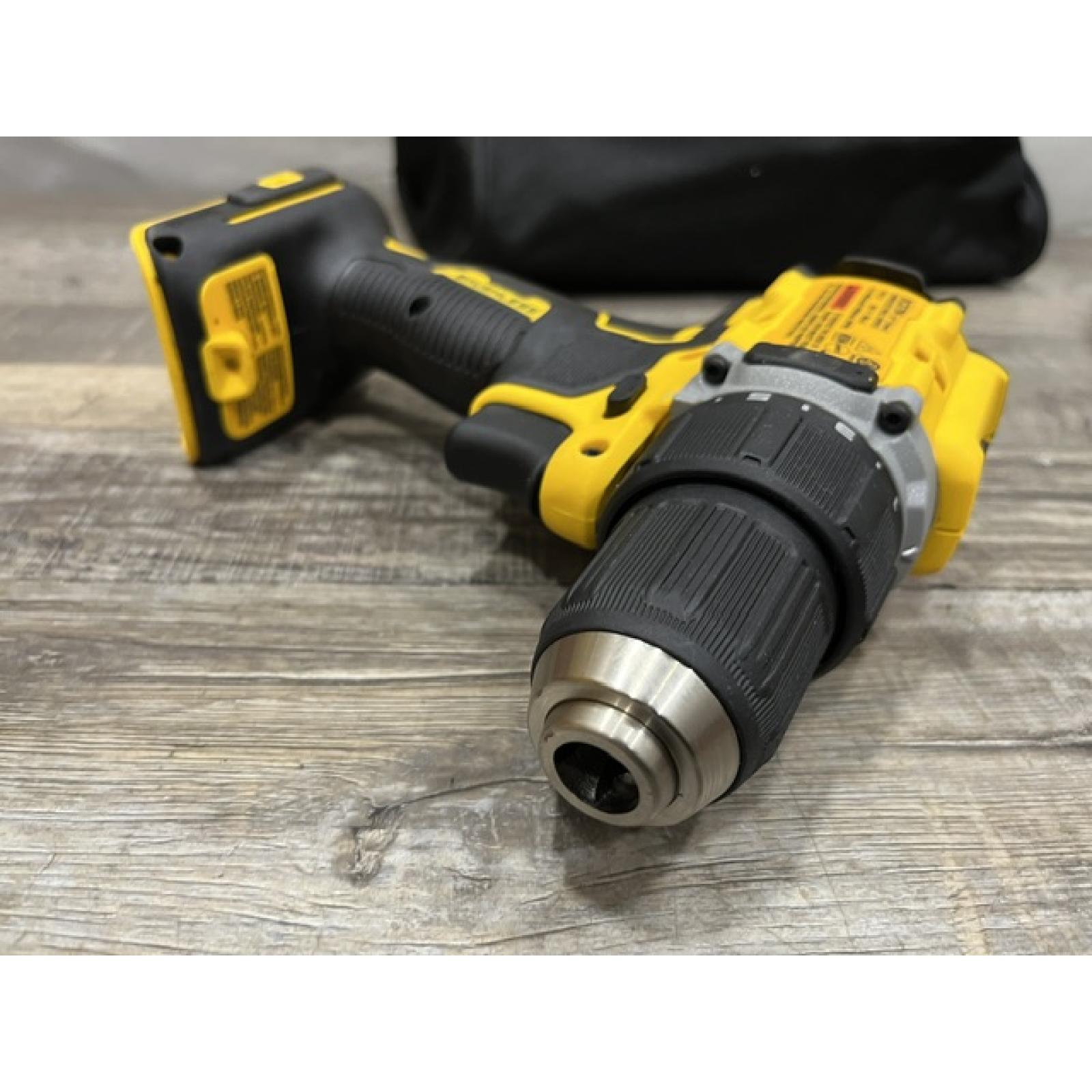 AS-IS DEWALT Atomic 20V Lithium-Ion Cordless Compact 1/2 in. Drill/Driver Kit