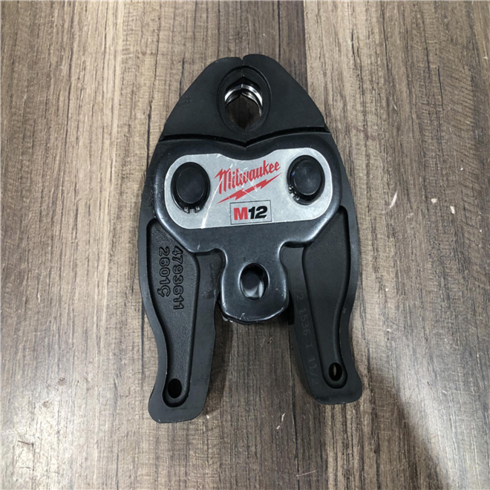 AS-IS Milwaukee M12 Force Logic 1/2 in. Copper Press Tool Jaw