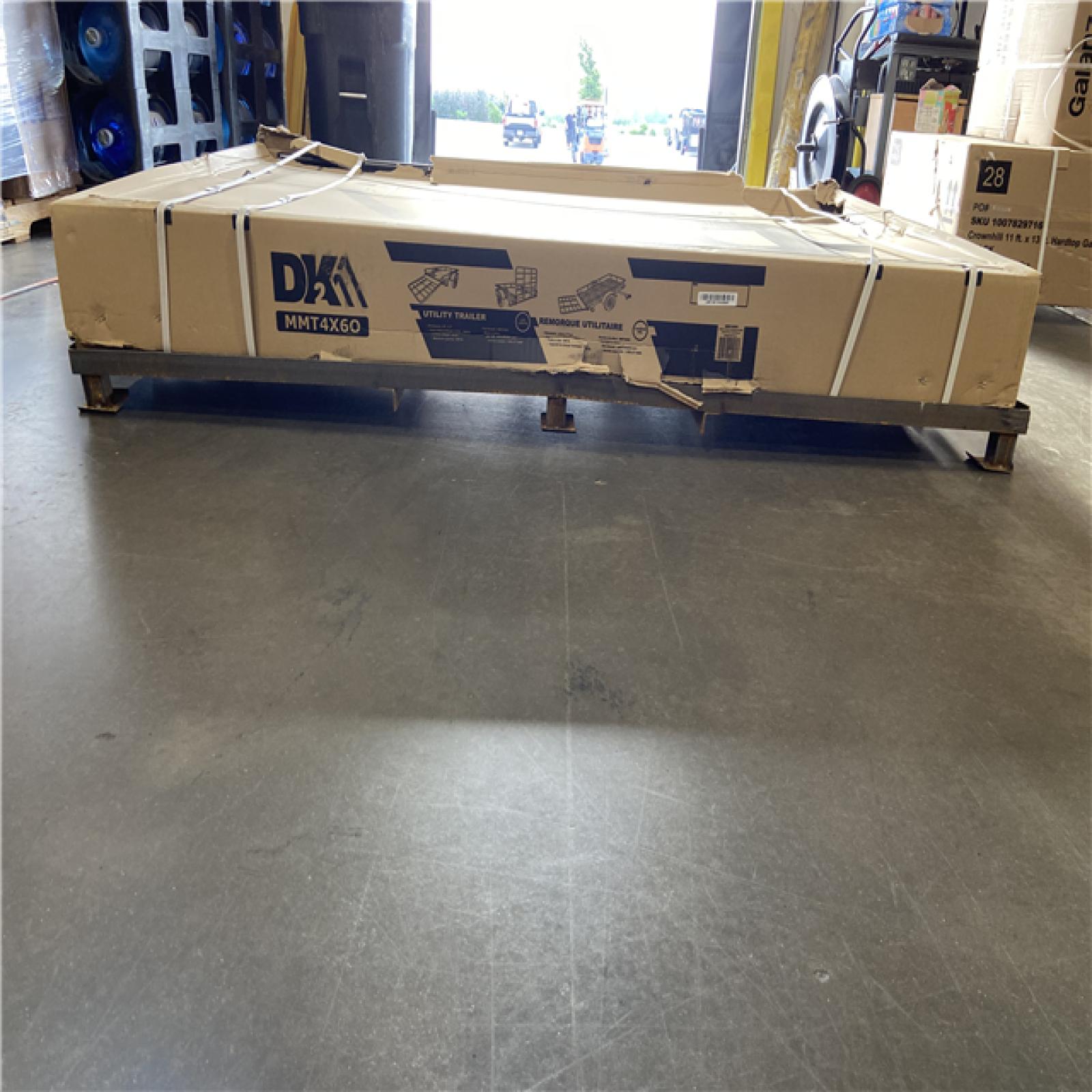 DALLAS LOCATION - DK2 by Marlon MMT4X6O 4 ft. x 6 ft. Single Axle Open Rail Utility Trailer | 1,314-lb Capacity with Ramp Gate