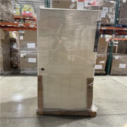 DALLAS LOCATION - Masonite 34 In. X 80 In. X 4-9/16 In. Primed 6-Panel Single Prehung Interior Door Left Hand Flat Jamb PALLET-(6 UNITS)