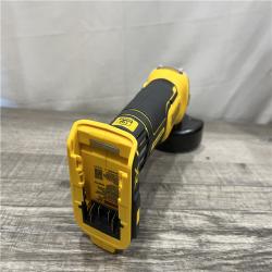 AS-IS DEWALT 20V MAX XR Cordless Brushless 4.5 in. Slide Switch Small Angle Grinder with Kickback Brake (Tool Only)