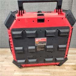 HOUSTON LOCATION - AS-IS Milwaukee M18 Lithium-Ion Cordless PACKOUT Radio/Speaker with Built-in Charger (Tool Only)