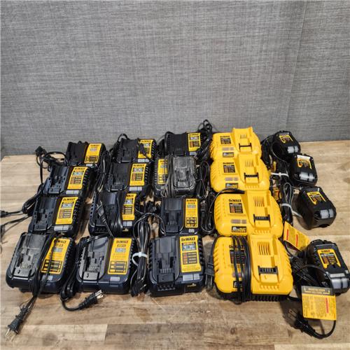 HOUSTON LOCATION - AS-IS DEWALT BATTERY CHARGER PACK QTY - 20