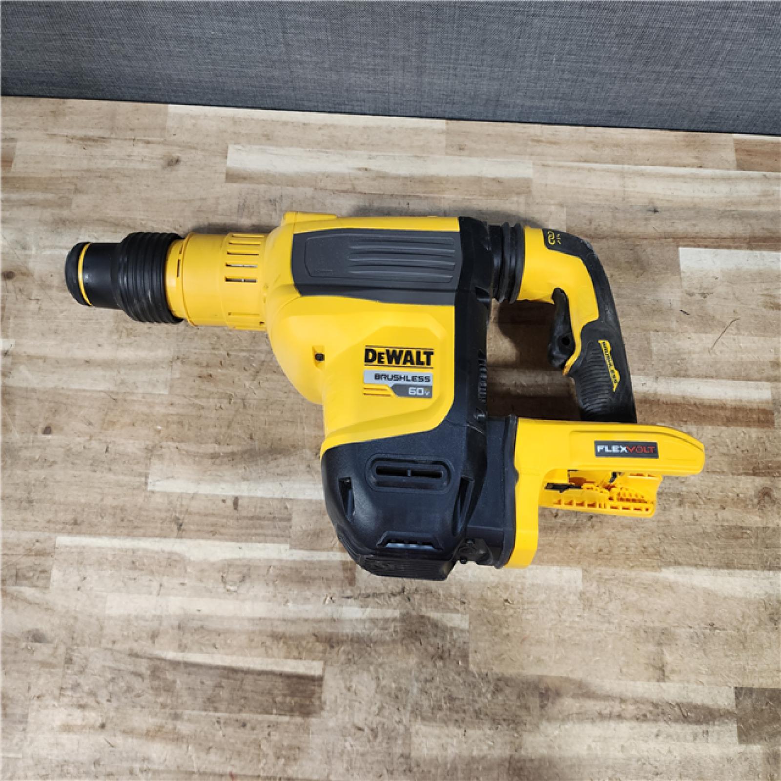 HOUSTON LOCATION - AS - IS DEWALT FLEXVOLT 60V MAX Lithium-Ion Brushless Cordless 1-3/4 in. SDS MAX Combination Rotary Hammer (Tool Only)