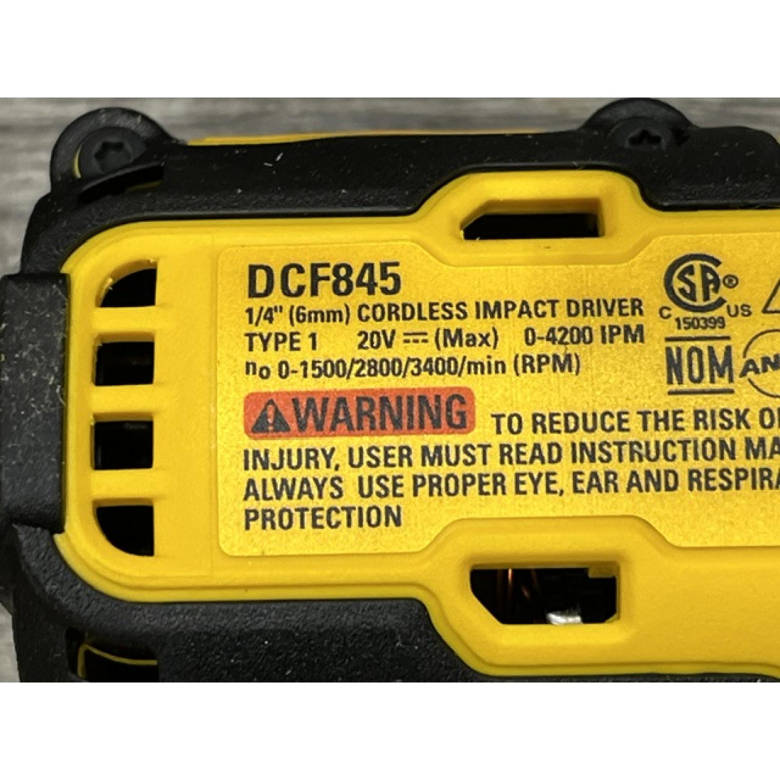 AS-IS DEWALT 20V MAX Lithium-Ion Cordless Brushless Screwgun and Impact Combo Kit