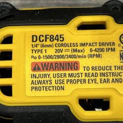 AS-IS DEWALT 20V MAX Lithium-Ion Cordless Brushless Screwgun and Impact Combo Kit