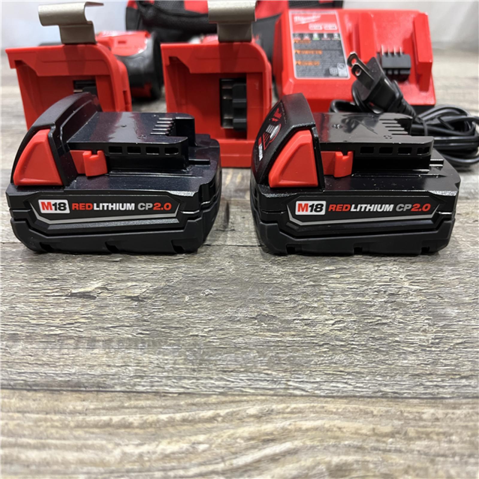 AS-IS Milwaukee 18V Lithium-Ion Brushless Cordless Compact Drill/Impact Combo Kit