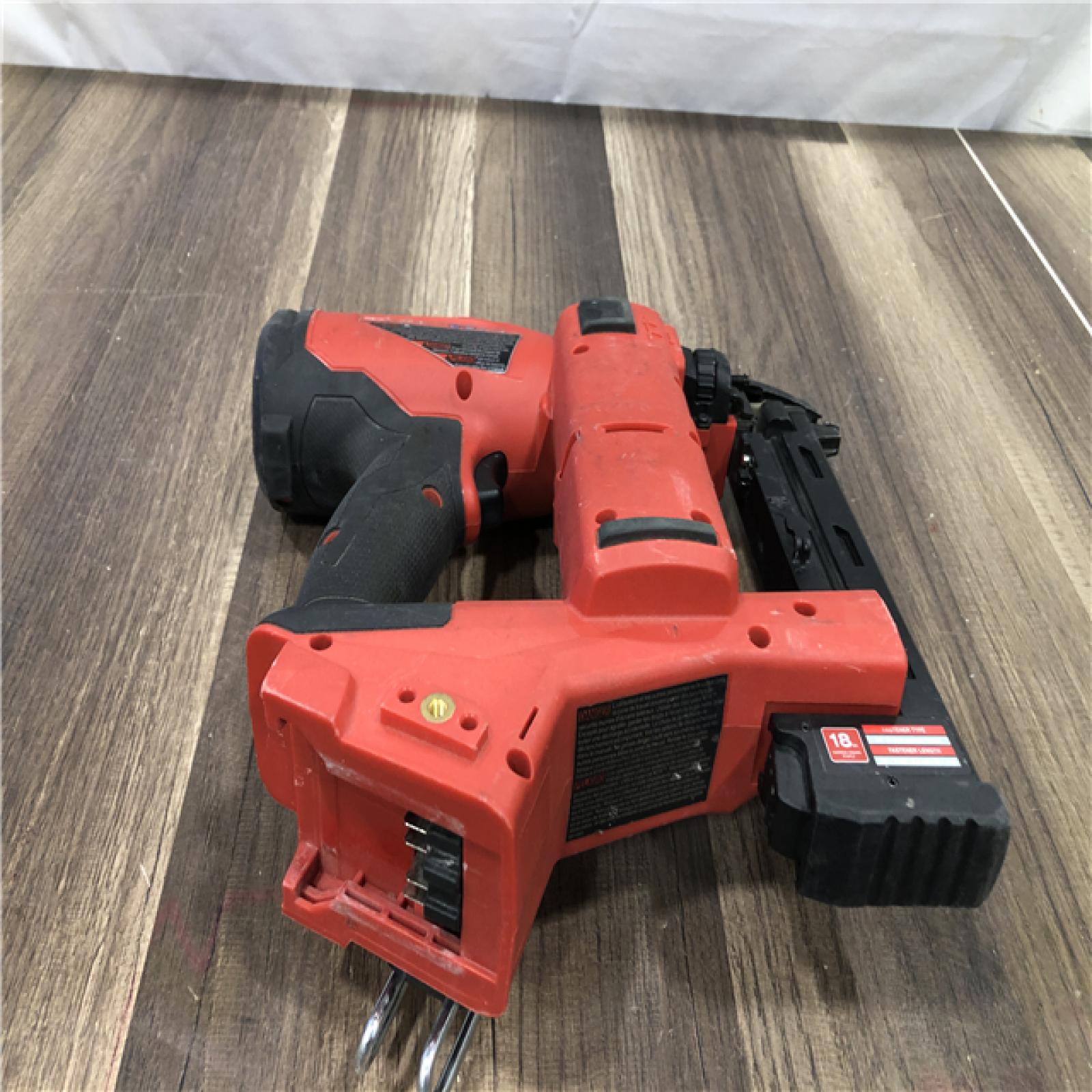 AS-IS Milwaukee FUEL 18-Volt Lithium-Ion Brushless Cordless 18-Gauge 1/4 in. Narrow Crown Stapler (Tool-Only)