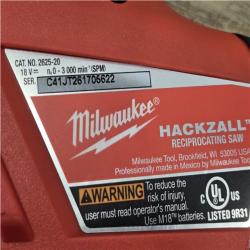 AS-IS Milwaukee 18V Lithium-Ion Cordless HACKZALL Reciprocating Saw (Tool-Only)