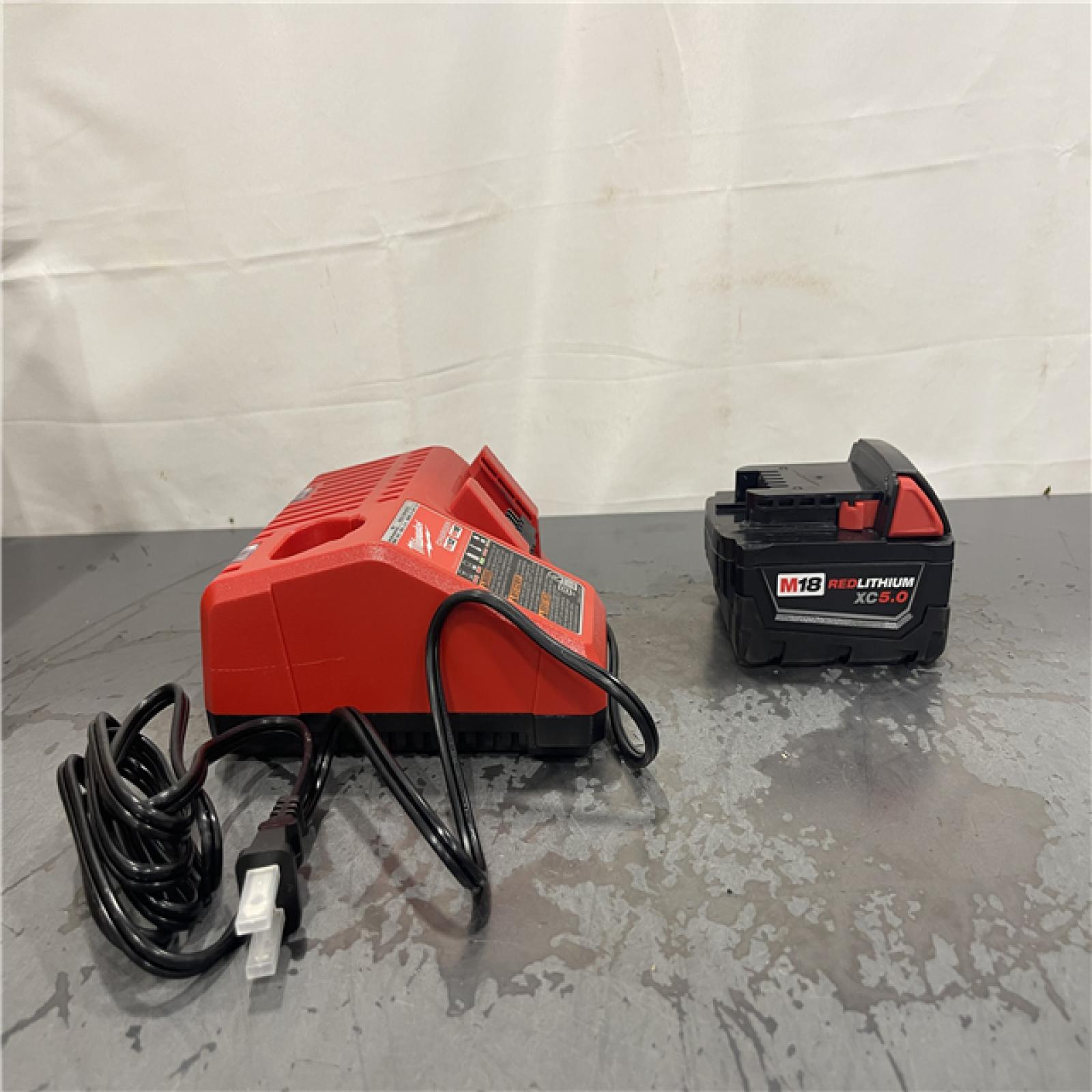 AS-IS- Milwaukee M18 18-Volt Lithium-Ion XC Battery Starter Kit