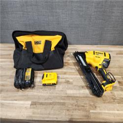 HOUSTON LOCATION - AS-IS DEWALT 20V MAX XR Lithium-Ion Cordless 2-1/2 in. 15-Gauge Finish Nailer Kit