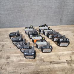 HOUSTON LOCATION - AS-IS RYOBI BATTERY PACK QTY - 15