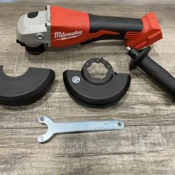 AS-IS Milwaukee 18V Lithium-Ion Brushless Cordless 4-1/2 in./5 in. Grinder w/Paddle Switch (Tool-Only)