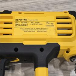 AS-IS DEWALT FLEXVOLT 60V MAX 1000 PSI 1.0 GPM Cold Water Cordless Battery Power Cleaner (Tool Only)