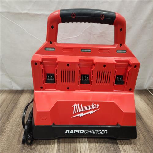 AS-IS- Milwaukee M18 Packout Six Bay Rapid Charger (Tool-Only)