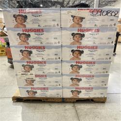 DALLAS LOCATION- HUGGIES SNUG & DRY SIZE 4 DIAPERS 150 count- PALLET (36 Units)