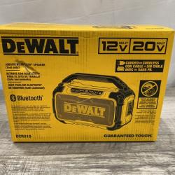 NEW - DEWALT 20V MAX Cordless Bluetooth Speaker (Tool Only)