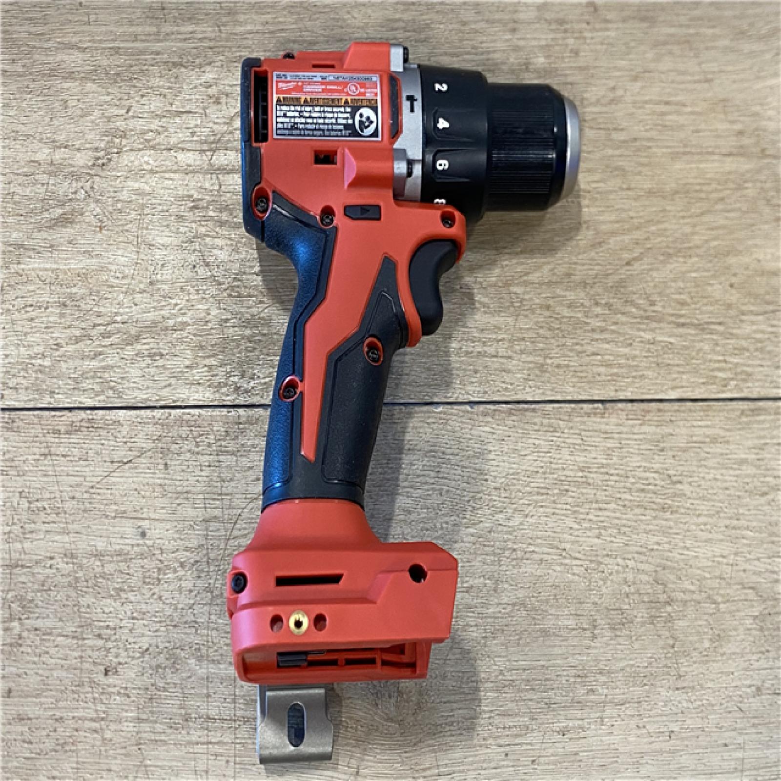 AS-IS Milwaukee 18V Lithium-Ion Brushless Cordless 1/2 in. Compact Hammer Drill/Driver (Tool-Only)