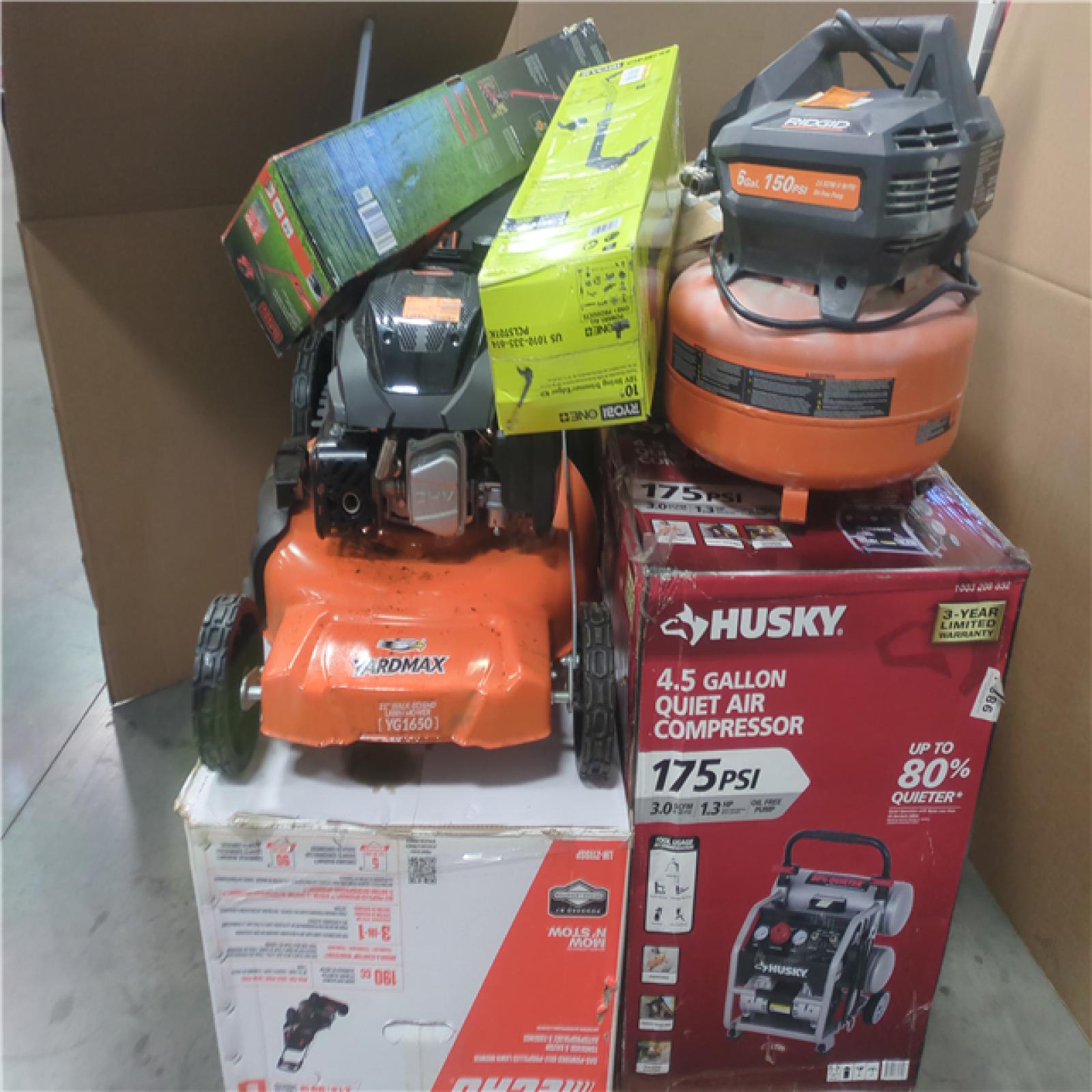 CALIFORNIA AS-IS OUTDOOR POWER EQUIPMENT