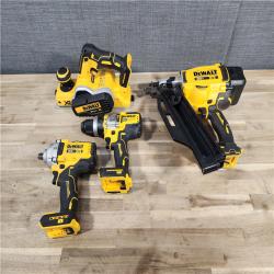 HOUSTON LOCATION - AS-IS DEWALT 4 TOOL COMBO