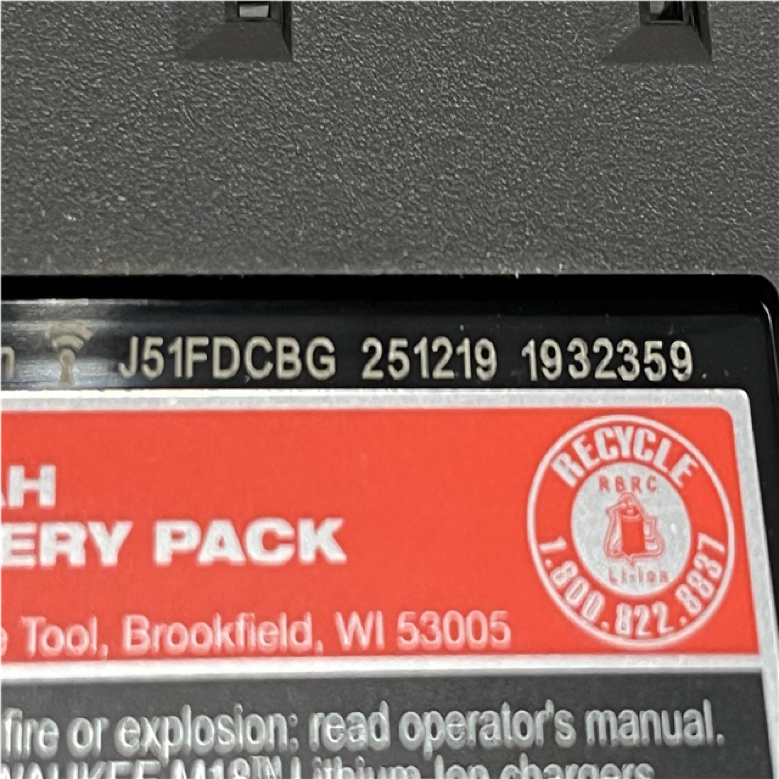 AS-IS Milwaukee 18-Volt Lithium-Ion High Output Starter Kit