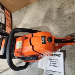 Houston location- AS-IS  ECHO 59.8cc Gas-Powered Chain Saw CS-590