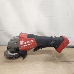 AS-IS- Milwaukee  FUEL 18-Volt Lithium-Ion Brushless Cordless 4-1/2 in./6 in. Braking Grinder with Paddle Switch (Tool-Only)