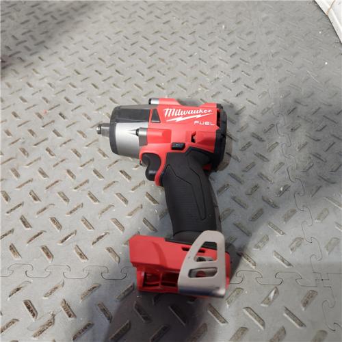 HOUSTON Location-AS-IS-Milwaukee 2962-20 18V M18 FUEL Lithium-Ion Brushless Cordless 1/2 Mid-Torque Impact Wrench W/ Friction Ring (Tool Only) APPEARS IN NEW! Condition