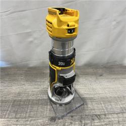 AS-IS DEWALT 20V MAX XR Cordless Brushless Fixed Base Compact Router (Tool Only)
