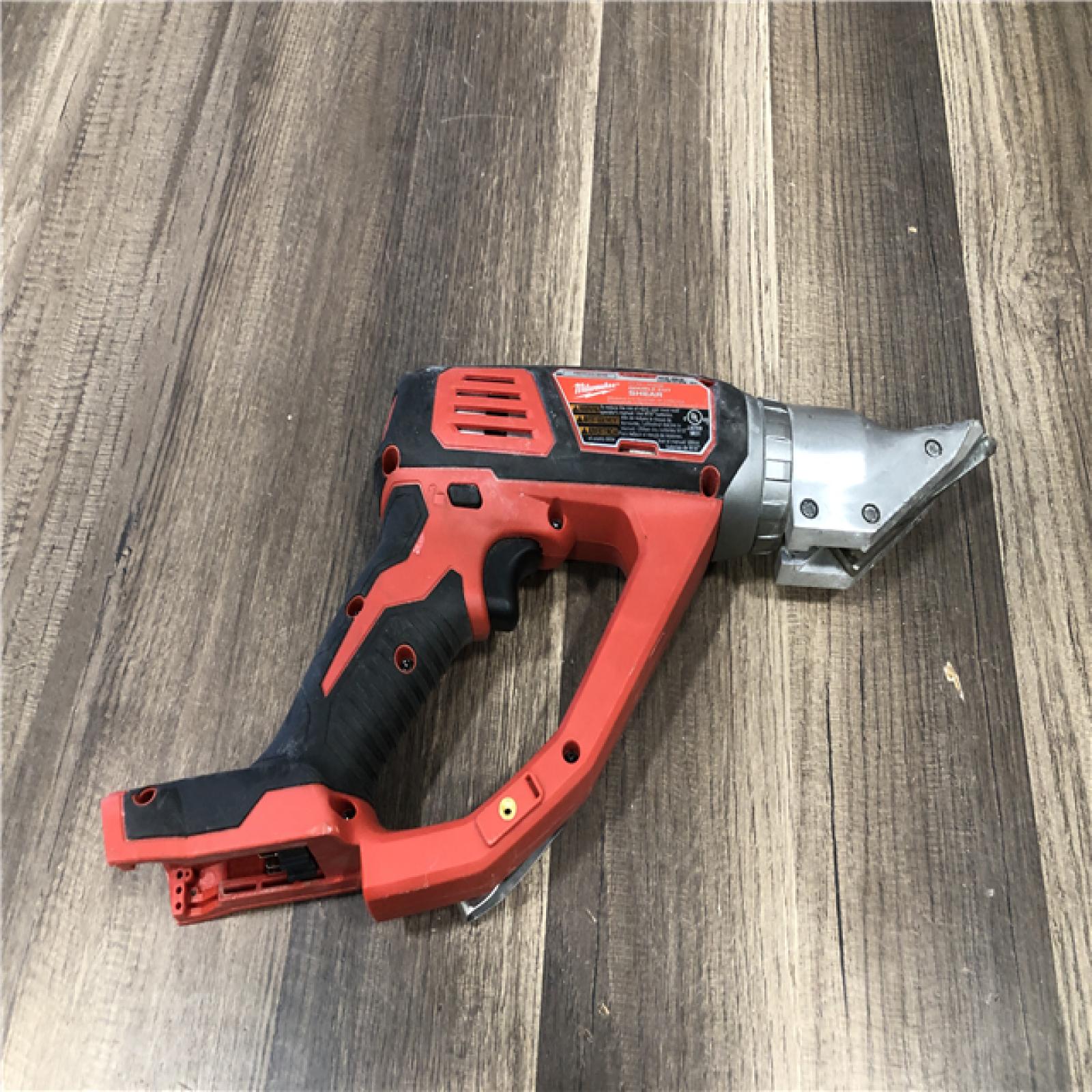 AS-IS Milwaukee 18-Volt Lithium-Ion Cordless 18-Gauge Double Cut Metal Shear (Tool-Only)