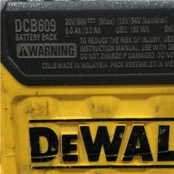 AS-IS DEWALT 20V/60V MAX FLEXVOLT Lithium-Ion 9.0Ah Battery and Charger Starter Kit