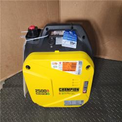 HOUSTON LOCATION - AS-IS CHAMPION 2500/1850-Watt Recoil Start Gasoline/Propane Powered Dual Fuel Inverter Generator with Quiet Technology and CO Shield