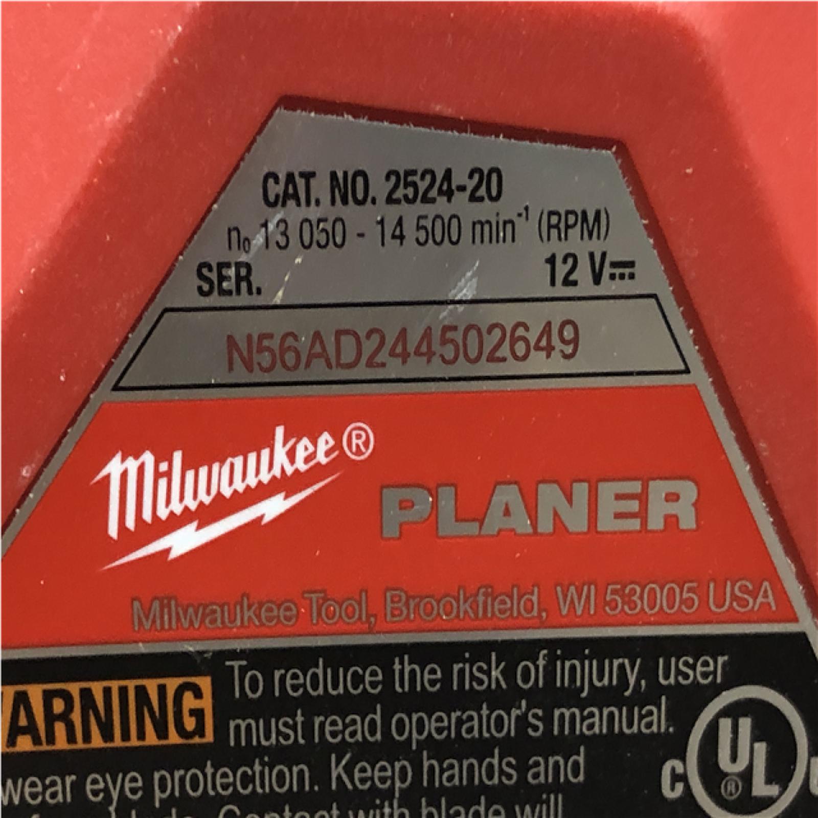 AS-IS M12 12V Lithium-Ion Brushless Cordless 2 in. Planer (Tool-Only)