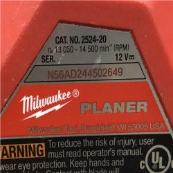 AS-IS M12 12V Lithium-Ion Brushless Cordless 2 in. Planer (Tool-Only)