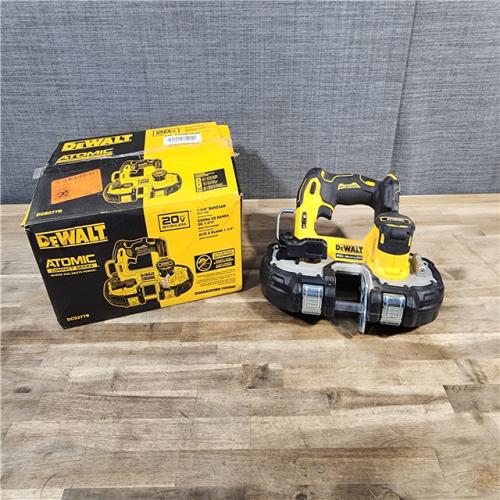 HOUSTON LOCATION - AS-IS Dewalt DCS377B 20V MAX ATOMIC Brushless Cordless 1-3/4  Compact Bandsaw (TOOL ONLY)