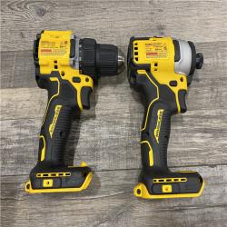 AS-IS DEWALT ATOMIC 20-Volt MAX Lithium-Ion Cordless Combo Kit