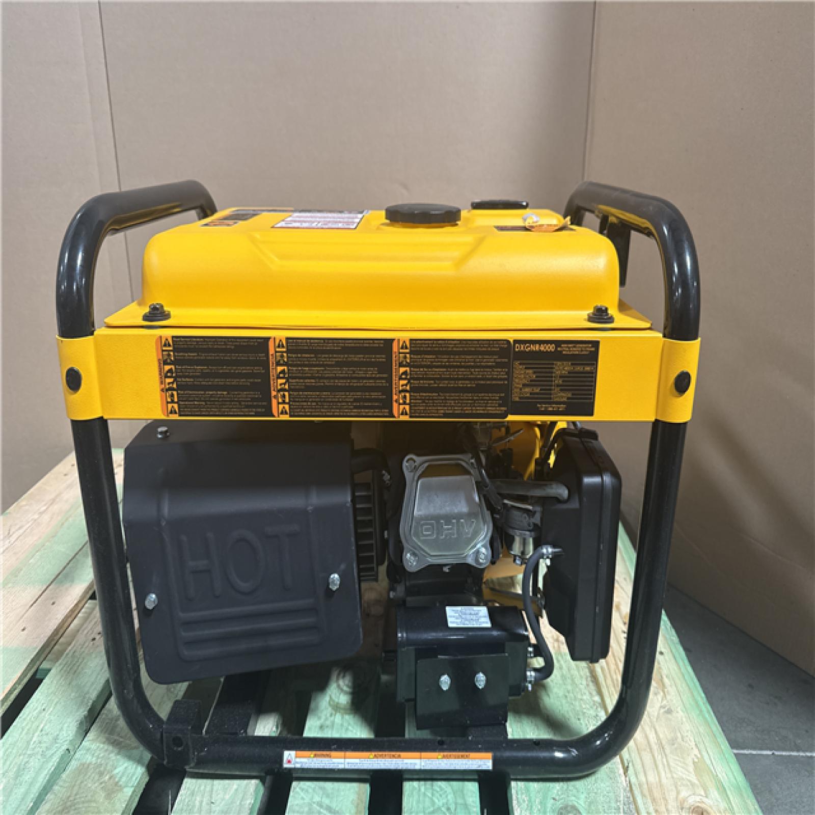 CALIFORNIA AS-IS DEWALT GENERATOR DXGNR4000