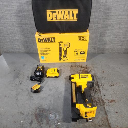 HOUSTON LOCATION - AS-IS (APPEARS LIKE NEW) DEWALT Cordless Cable Stapler KIT
