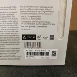 Phoenix AS-IS Google Nest Learning Thermostat (4th Gen) with Nest Temperature Sensor (2nd Gen) - Polished Silver