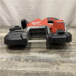 AS-IS Milwaukee FUEL 18V Lithium-Ion Brushless Cordless Deep Cut Band Saw (Tool-Only)