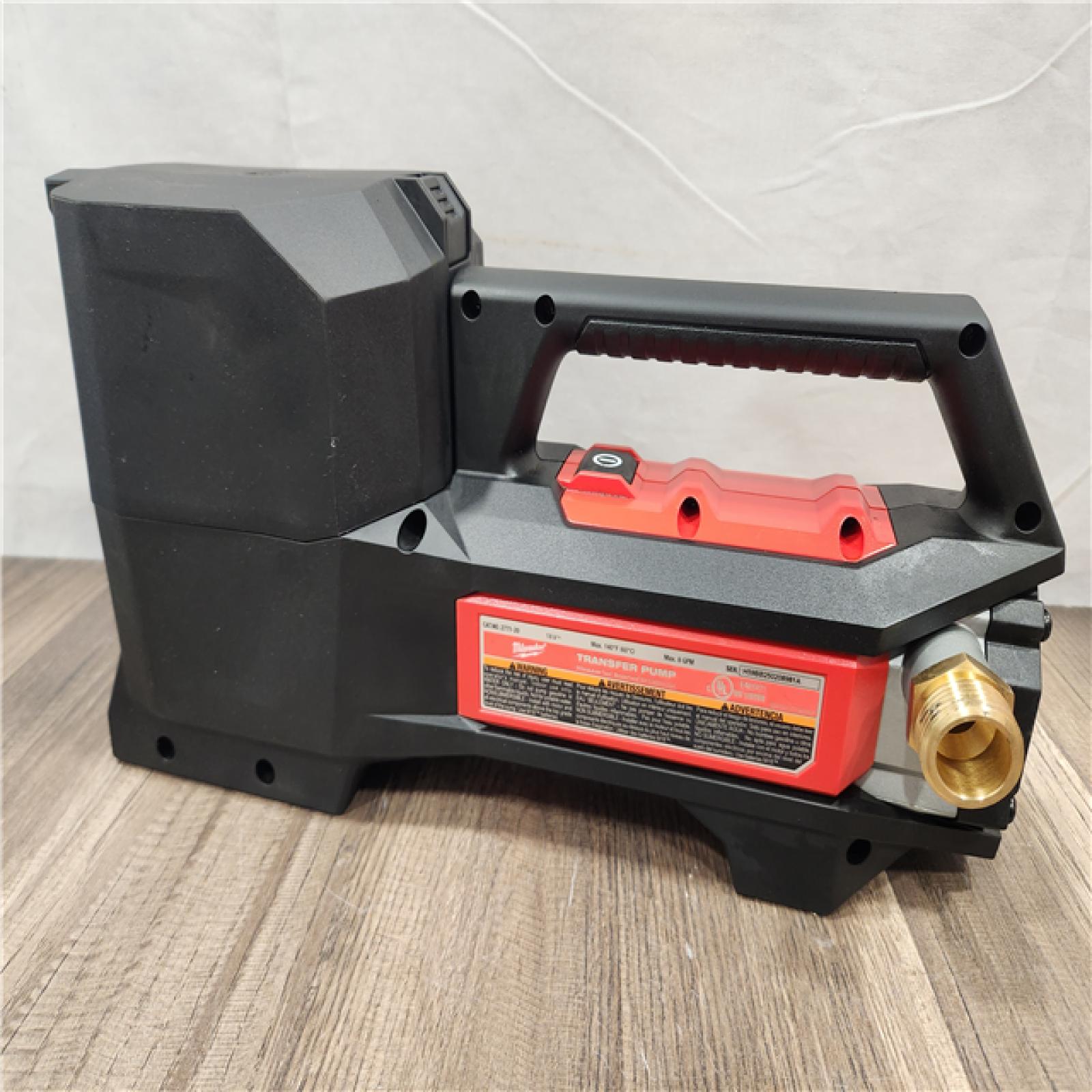 AS-IS- Milwaukee 18V 1/4 HP Lithium-Ion Cordless Transfer Pump (Tool Only)