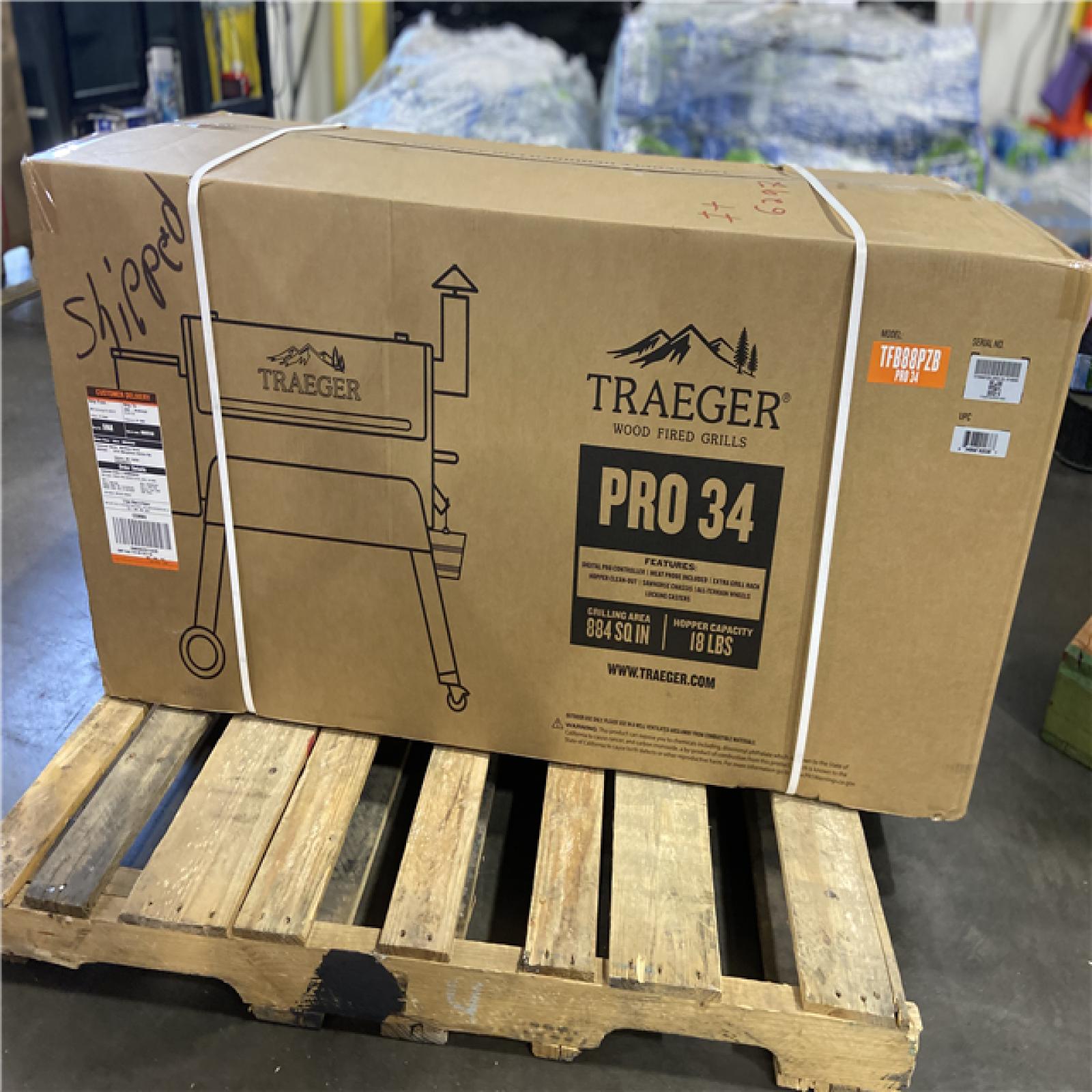DALLAS LOLCATION - Traeger Pro Series 34-Pellet Grill and Smoker in Bronze